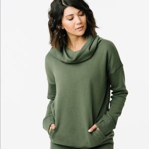 NWT Zyia Oh So Soft Hoodie Olive Medium